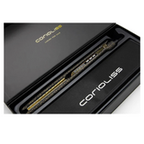 Corioliss C3 Gold Leopard Soft Touch Glattejern -Titanium plade