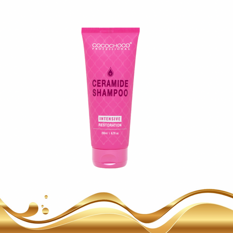 Cocochoco Ceramide Intensive  shampoo Sulfat-FRI til at genoprette tørt og revnet hår 200 ml