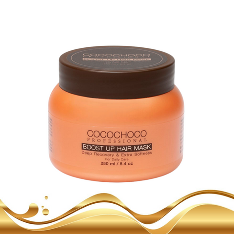 Cocochoco Boost up hårmaske sulfat-fri for dyb fornyelse og ekstra blødhed 250 ml