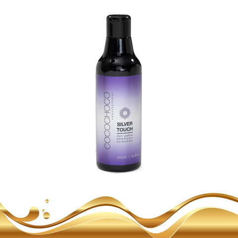 Cocochoco Anti Yellow Silver Touch shampoo  sulfat-fri  til blond hår 250 ml